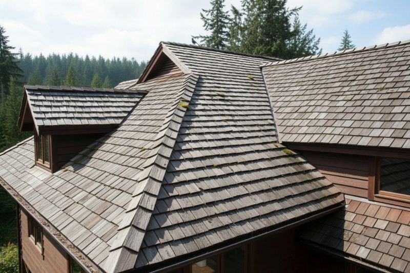 Cedar Shake Roof Construction
