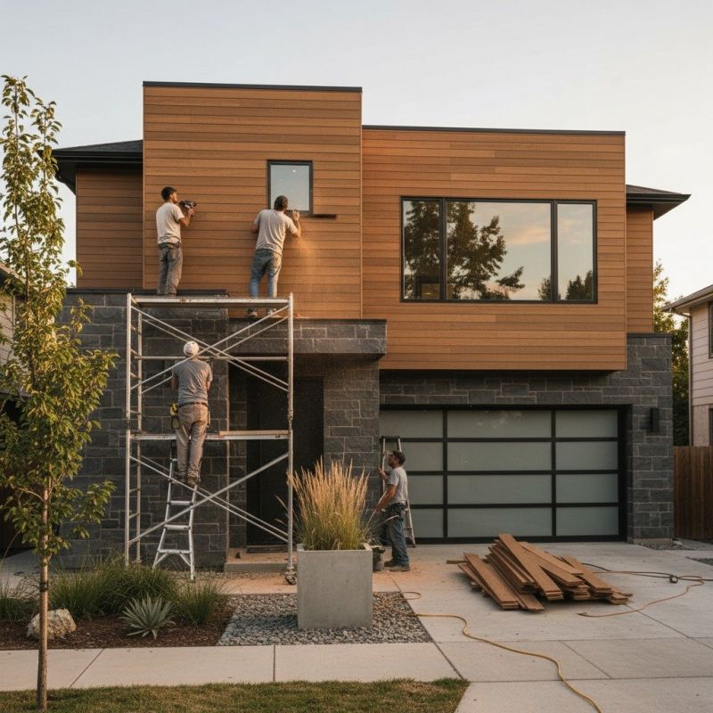 Composite Siding Installation