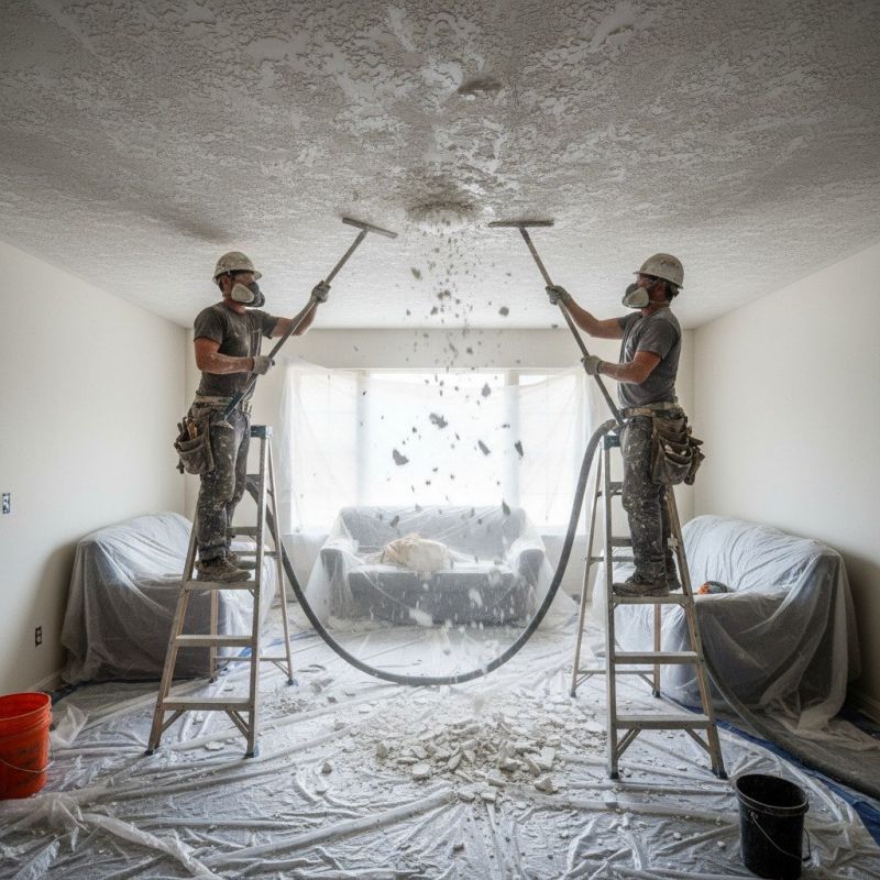 Popcorn Ceiling Removal