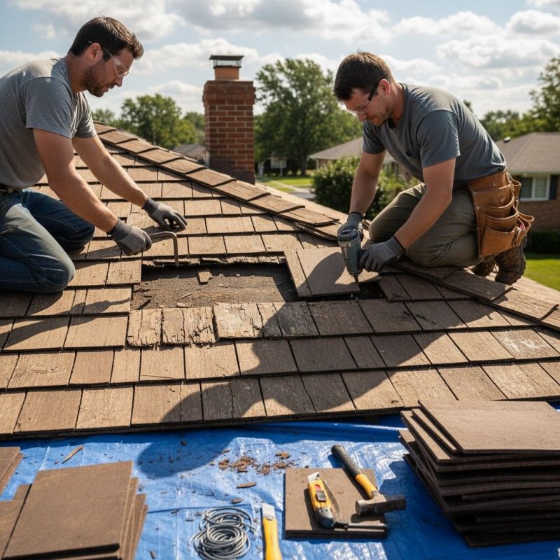Shake Roof Replacement